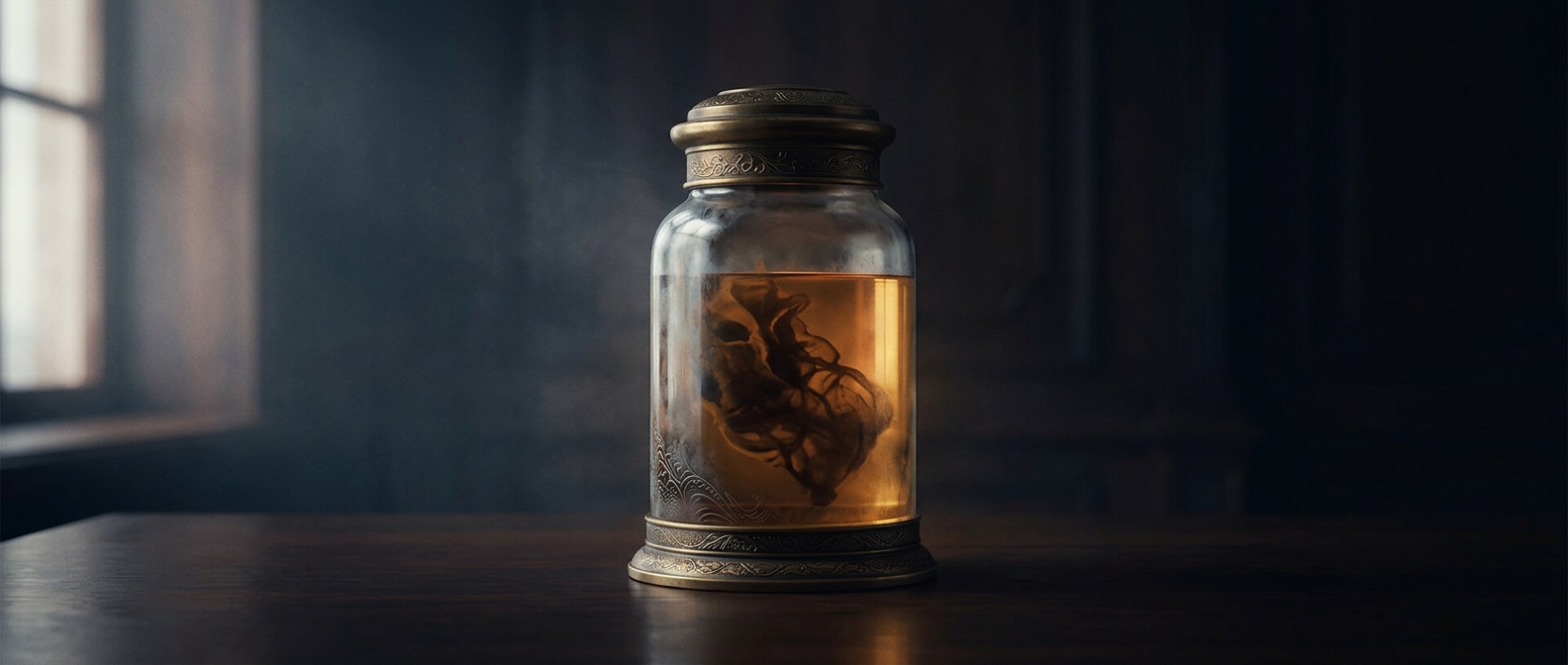 Rasputin's severed member sits in a Russian jar