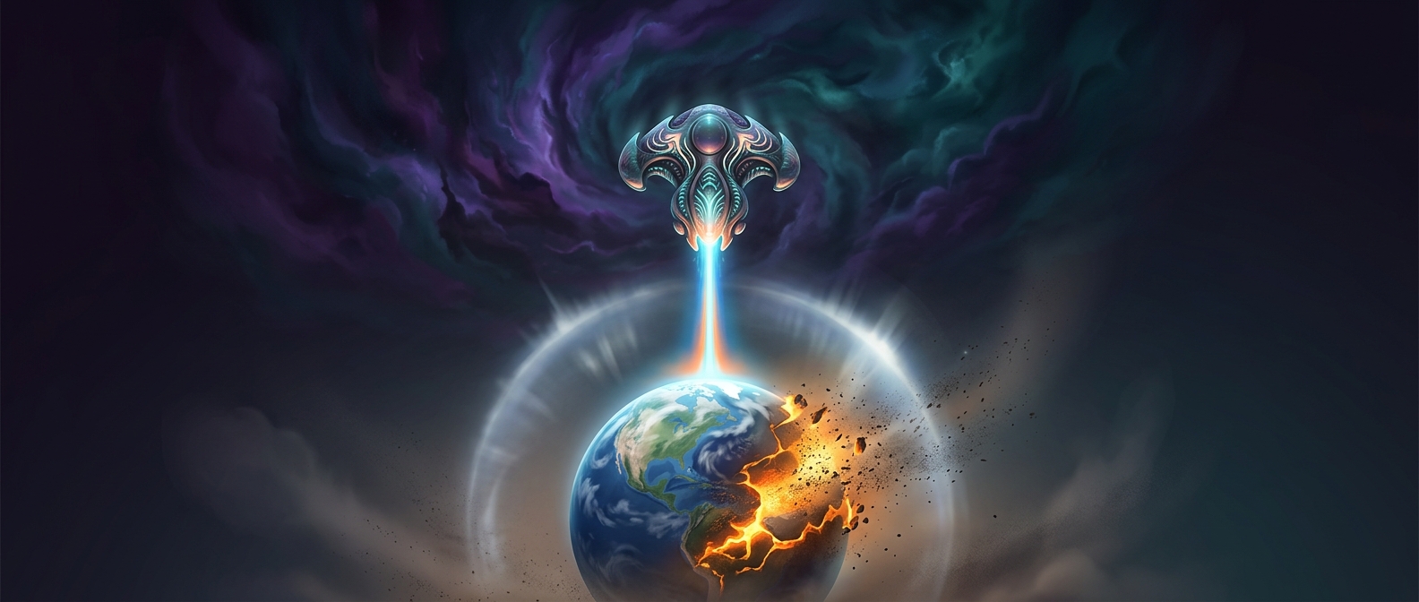 Spore lets you laser Earth out of existence