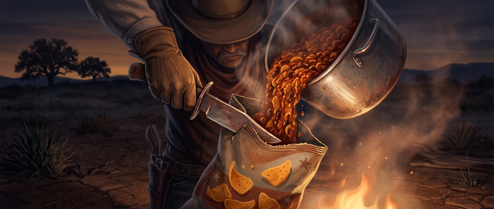 Why some Texans eat chili from a chip bag