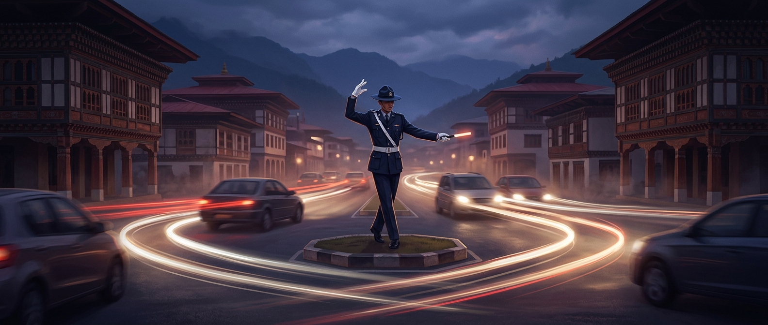 The capital where traffic cops replace traffic lights