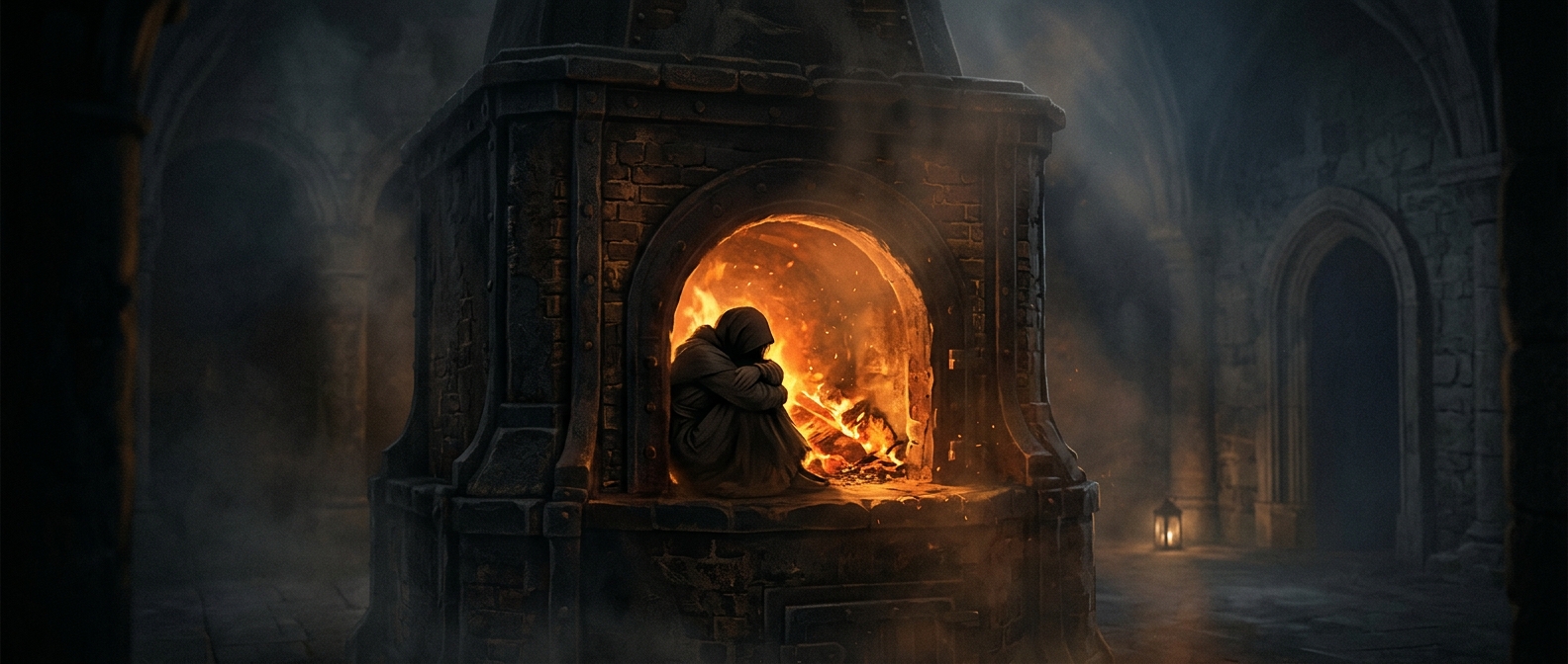 Christina the Astonishing hid inside blazing ovens