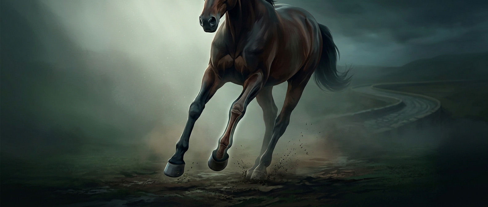 A horse's hoof is really one giant toe