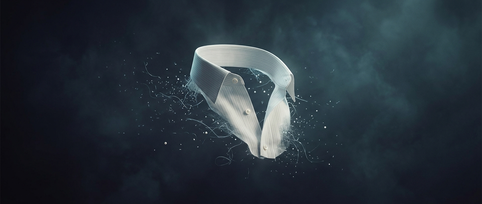 Nineteenth-century gentlemen wore detachable collars