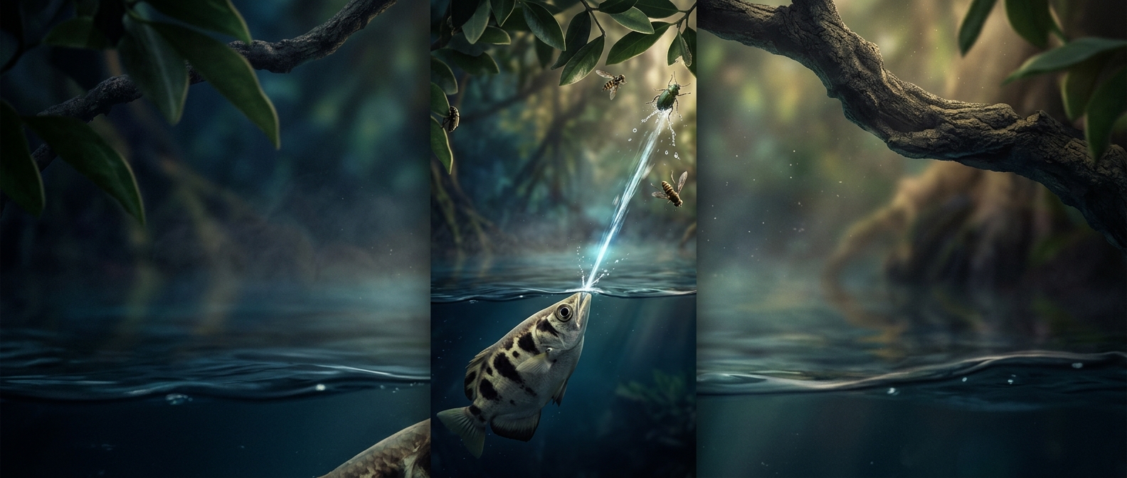 The fish that shoots insects out of trees