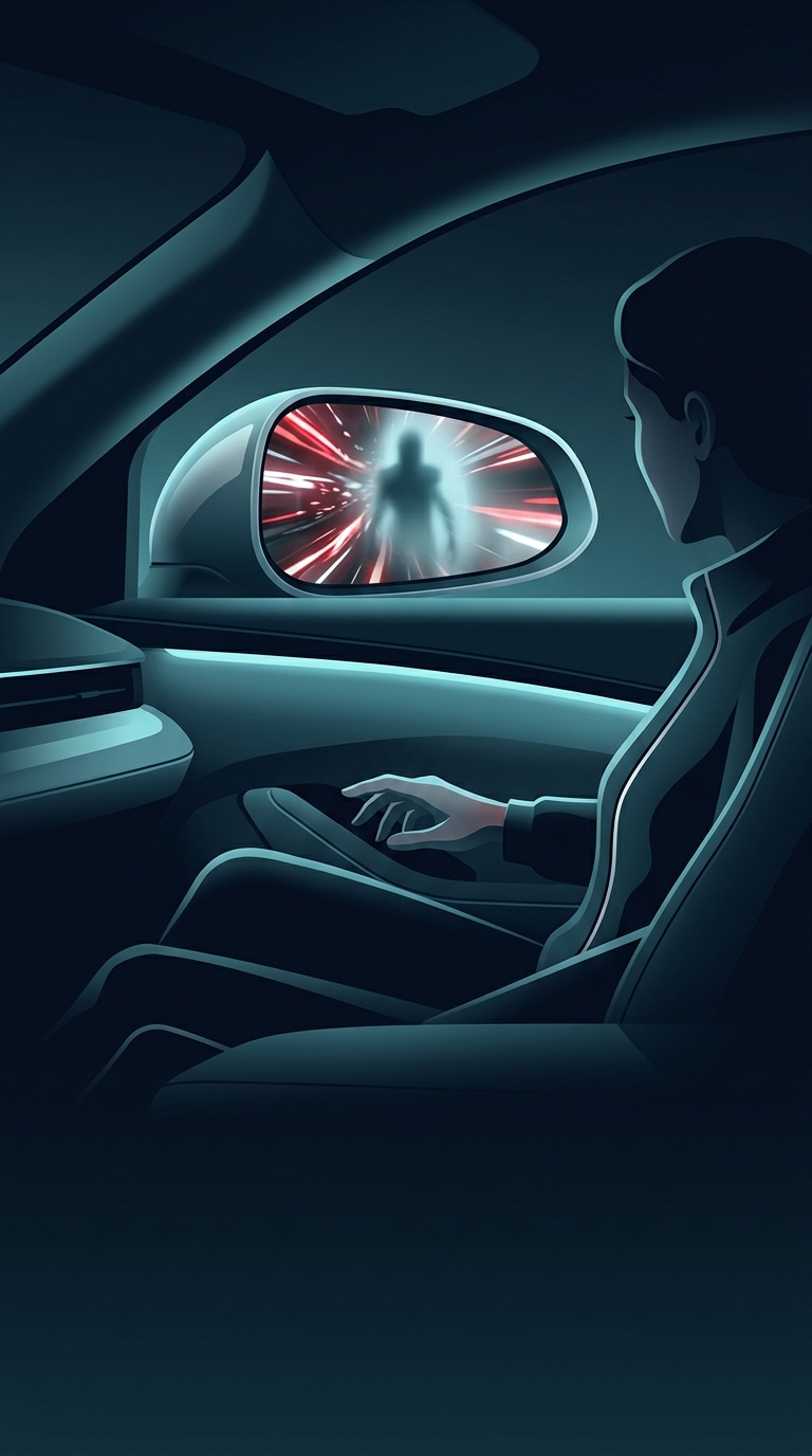 Why do car passenger side mirrors strictly warn that objects are closer than they appear?