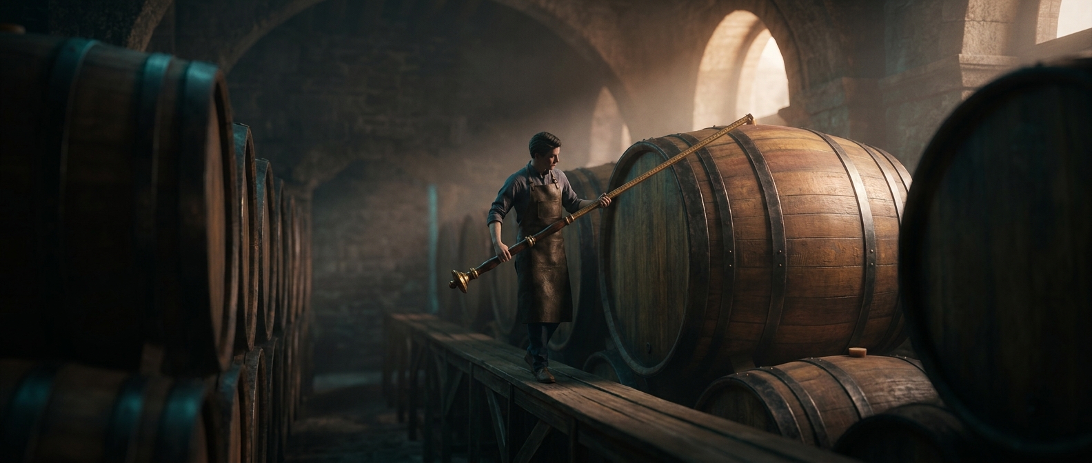 A butt is actually a giant cask of wine