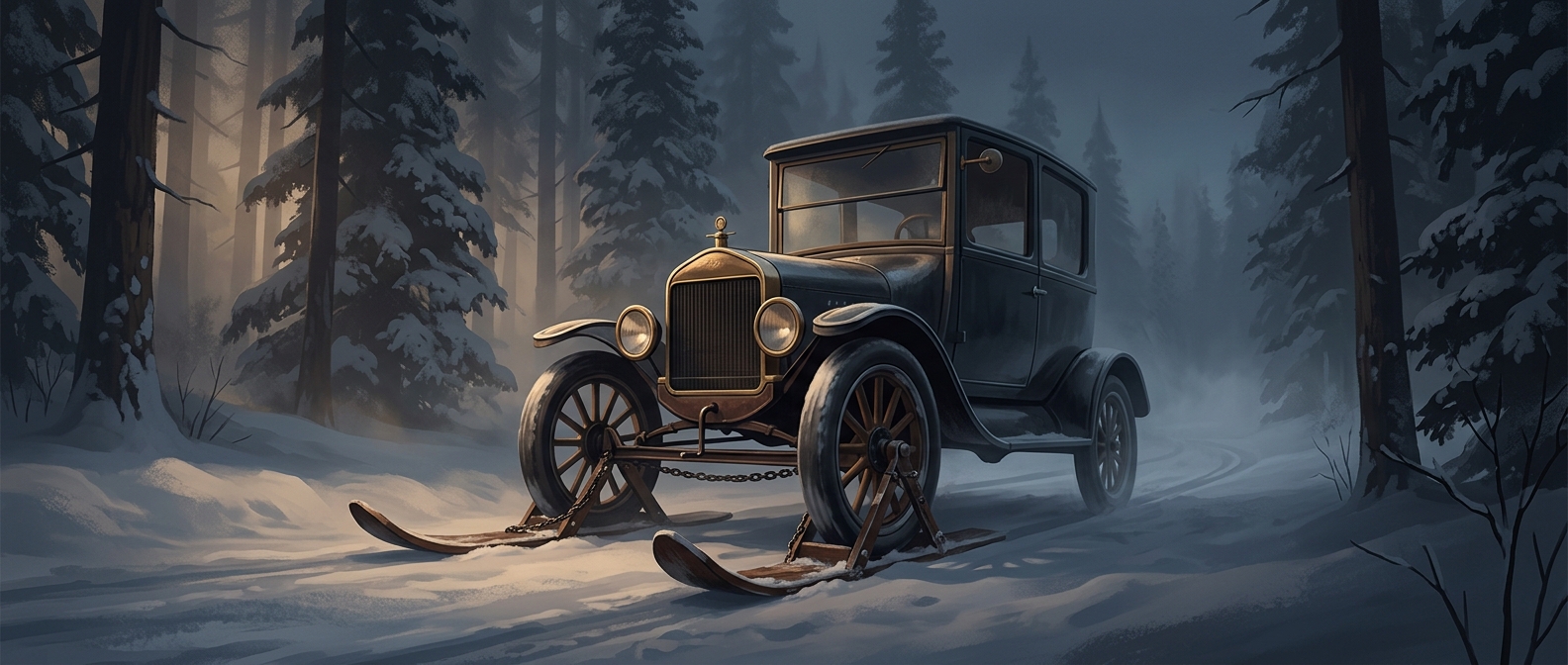 How Ford Model Ts became early snowmobiles