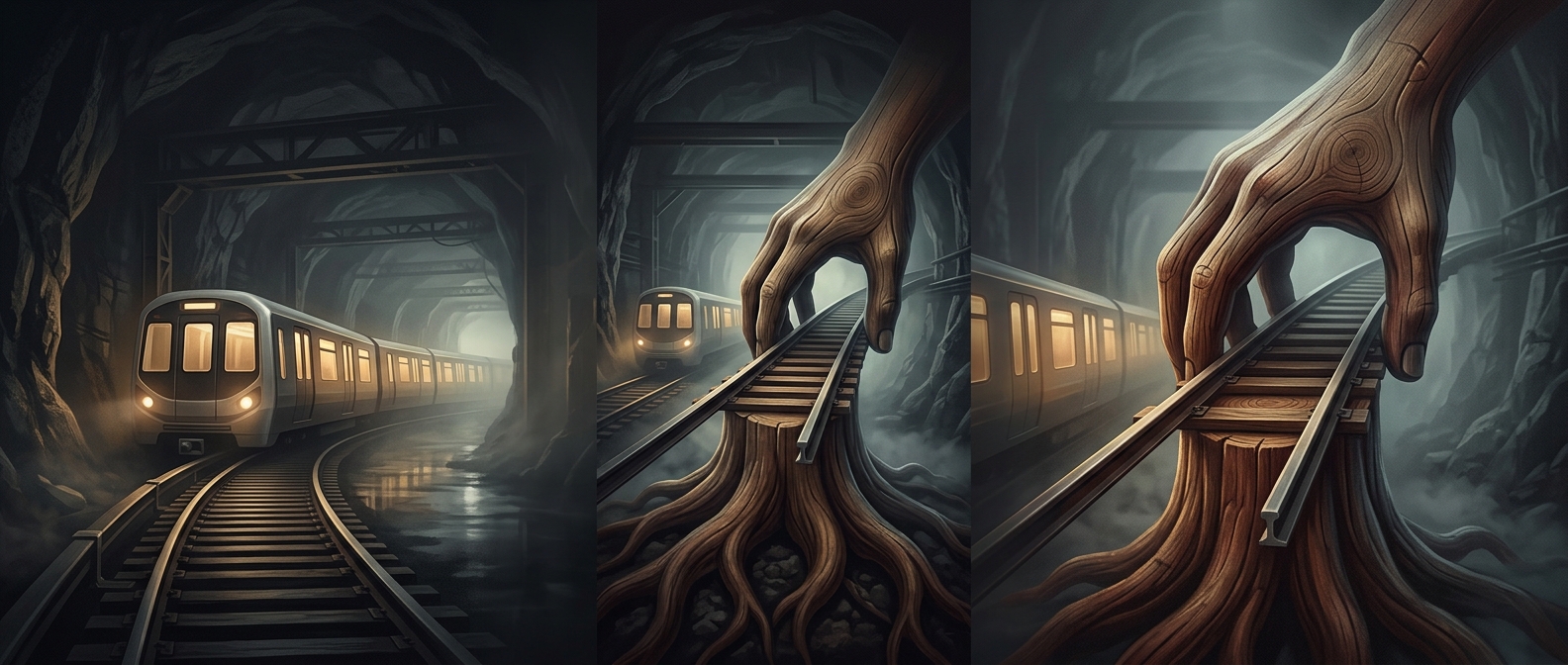 Why subway tunnels still use wooden rail ties