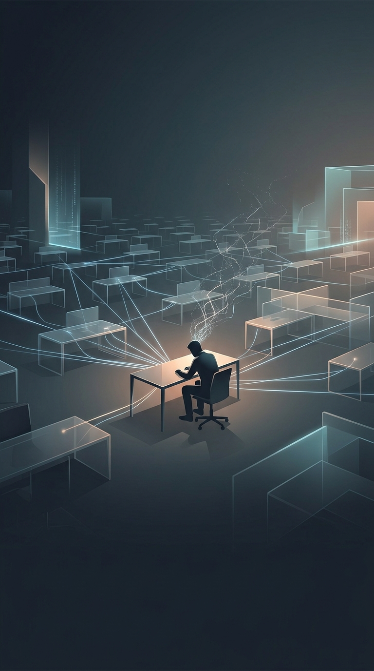 Why do modern open-plan offices still dominate corporate culture despite destroying focus and productivity?