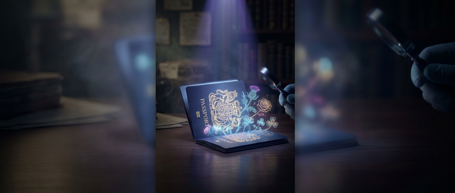The secret flowers hidden in British passports