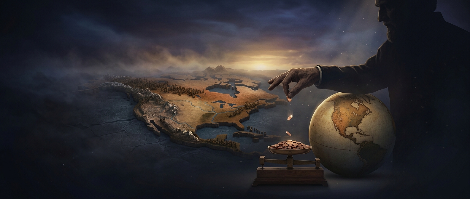 When governments sold huge territories for quick cash
