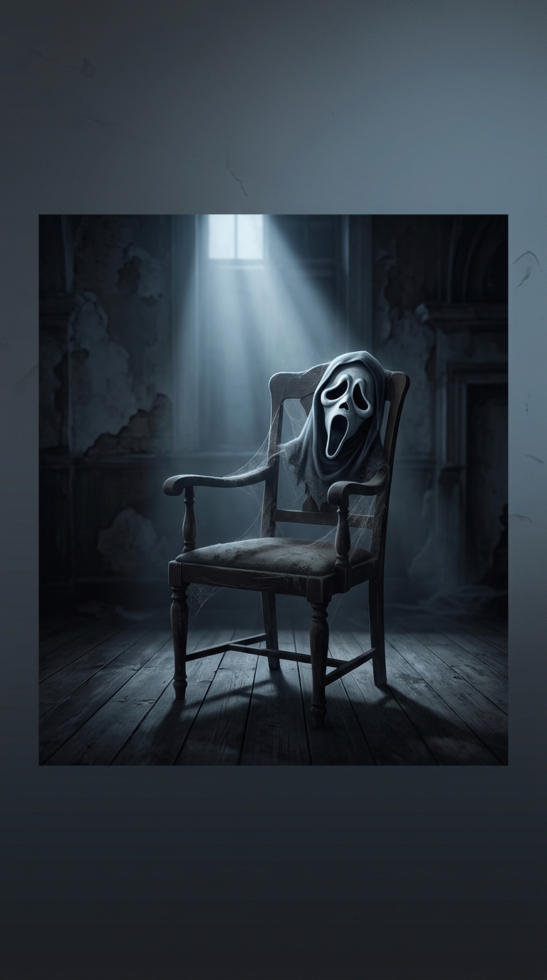 Horror director Wes Craven and his location scouting crew randomly discovered the legendary Ghostface mask draped over a chair inside an abandoned California house they were touring for the movie Scream.