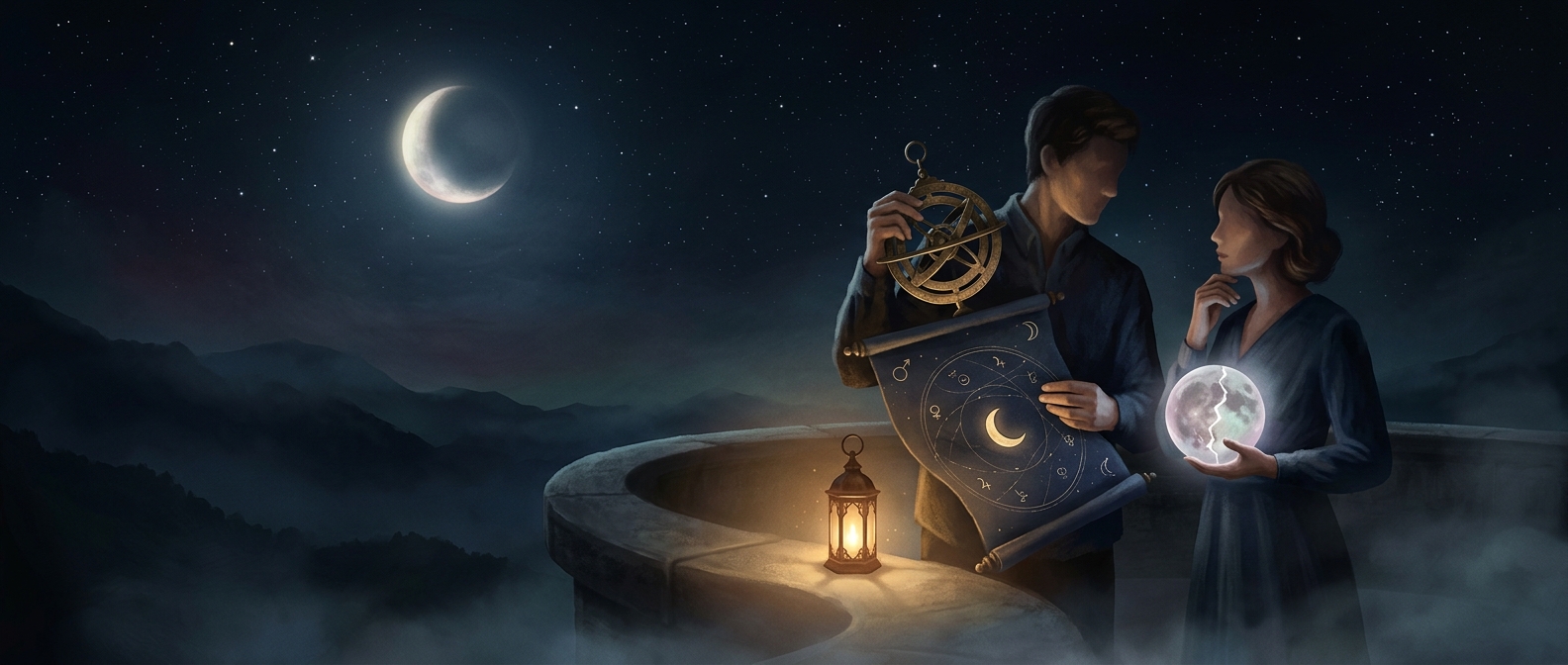 Romantic compatibility charts require your exact birth time so your partner can judge your moon sign