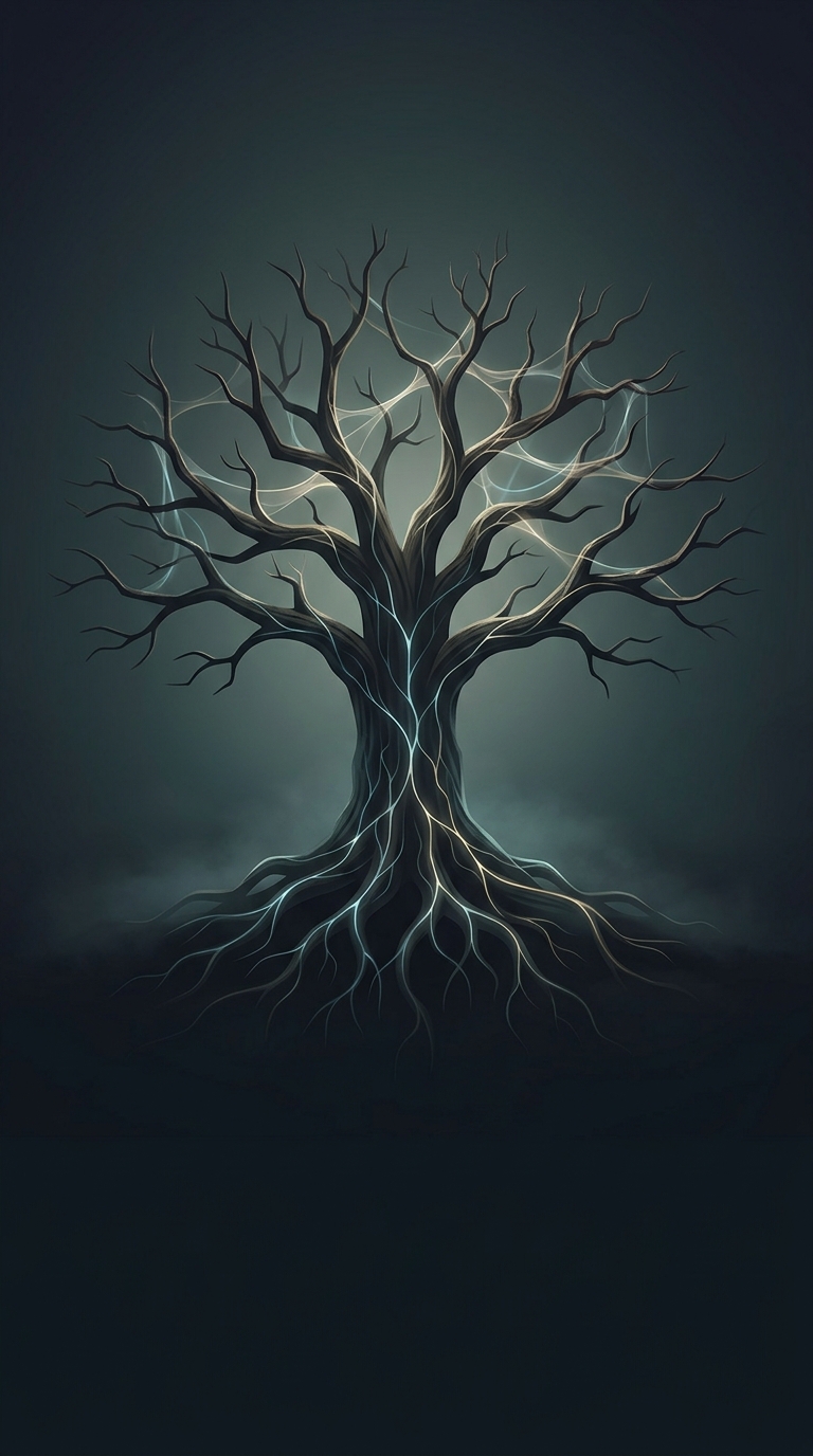 How do ancient forests silently ensure their collective survival when a major localized drought strikes?