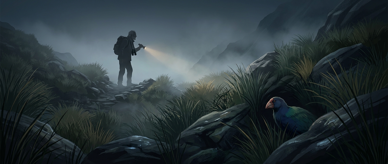The bird declared extinct that was hiding in the mountains