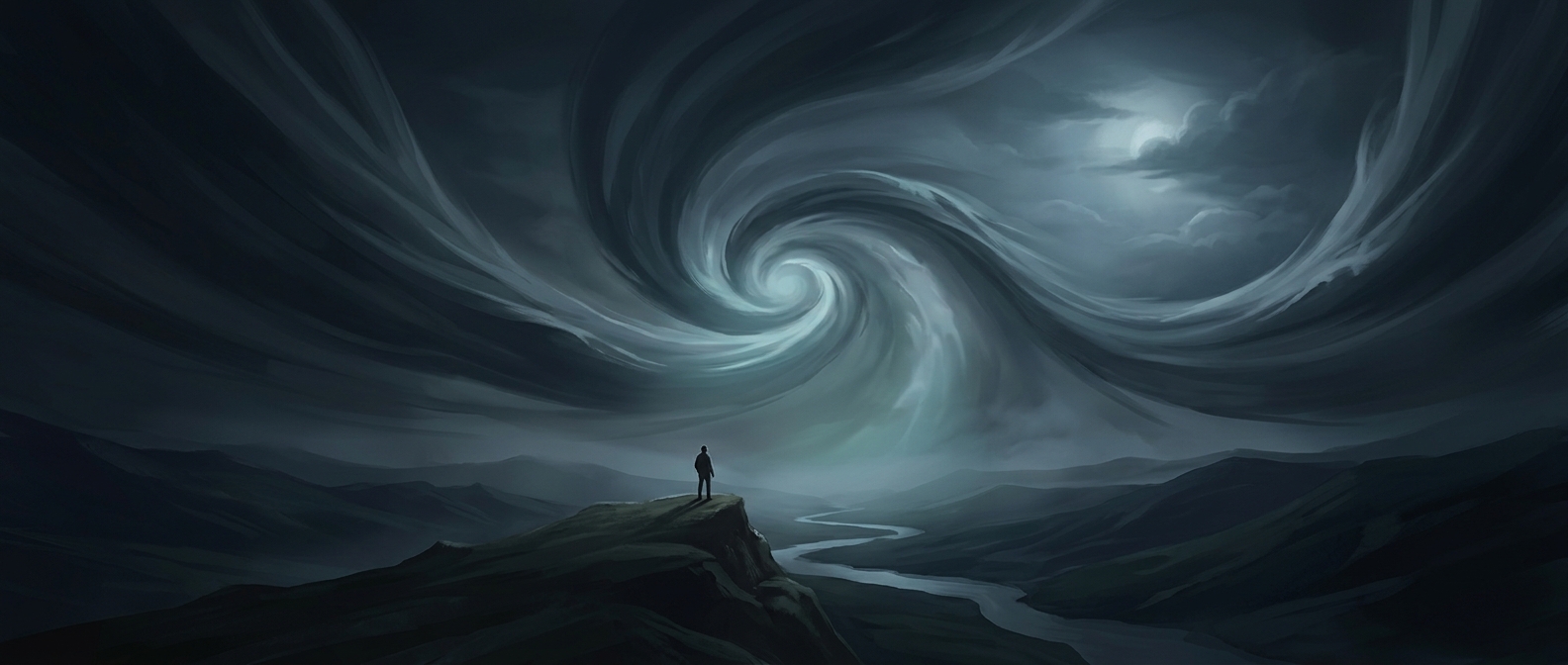 Coriolis effect dictates massive storm rotation patterns