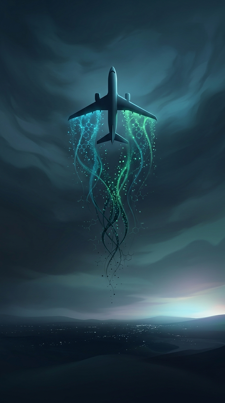 What exactly happens to the highly toxic aviation fuel when an airplane is forced to dump it mid-air during an emergency?