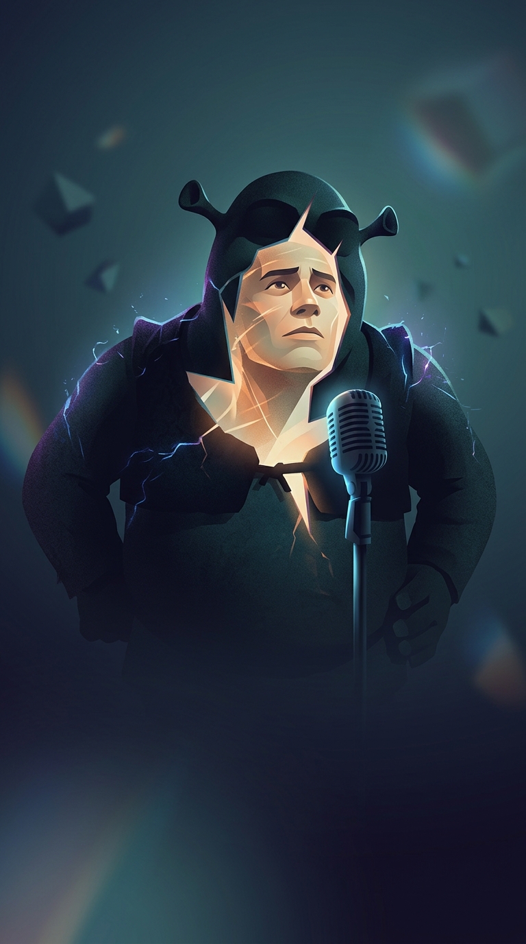 The original version of this beloved animated ogre was drastically different due to his initial voice actor.