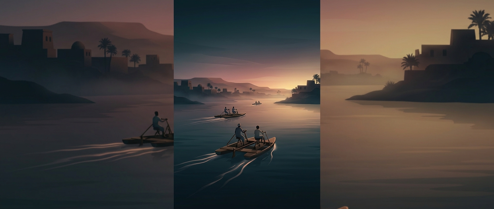 The Nile once had pedal-powered ferries