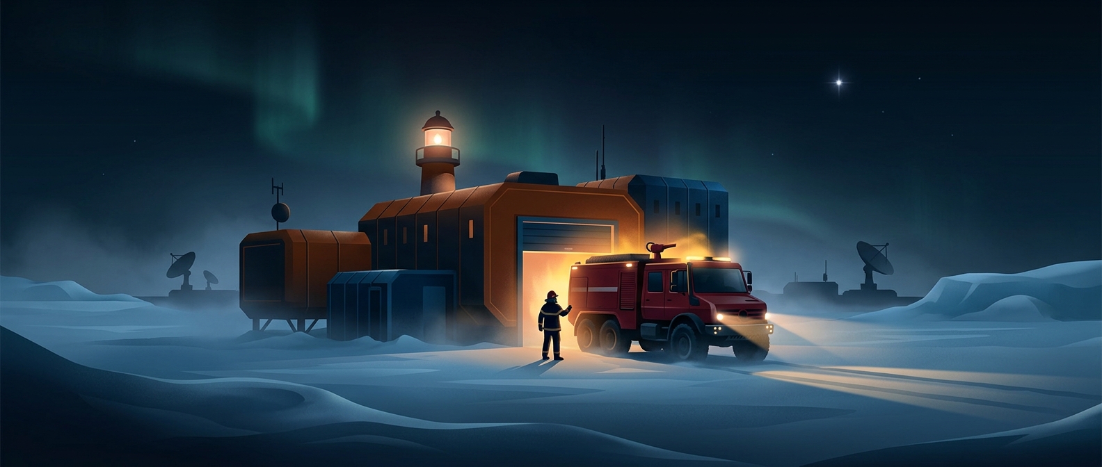 Why Antarctica has firefighters