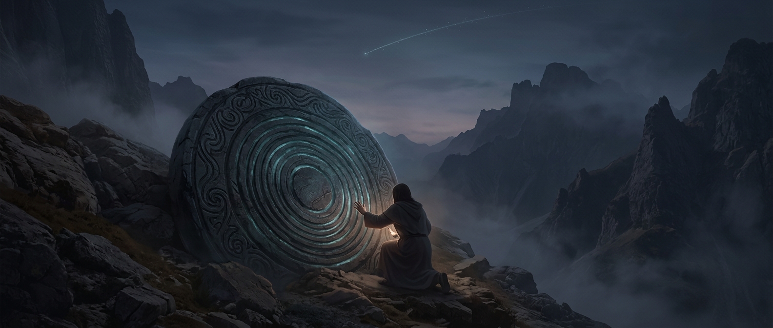 Mysterious grooved discs of an ancient mountain