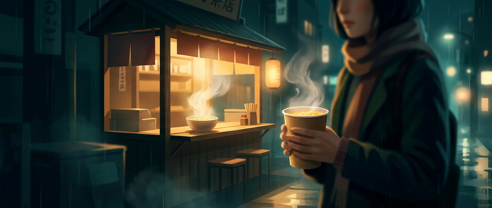 Japan's fast-food menus include hot corn soup