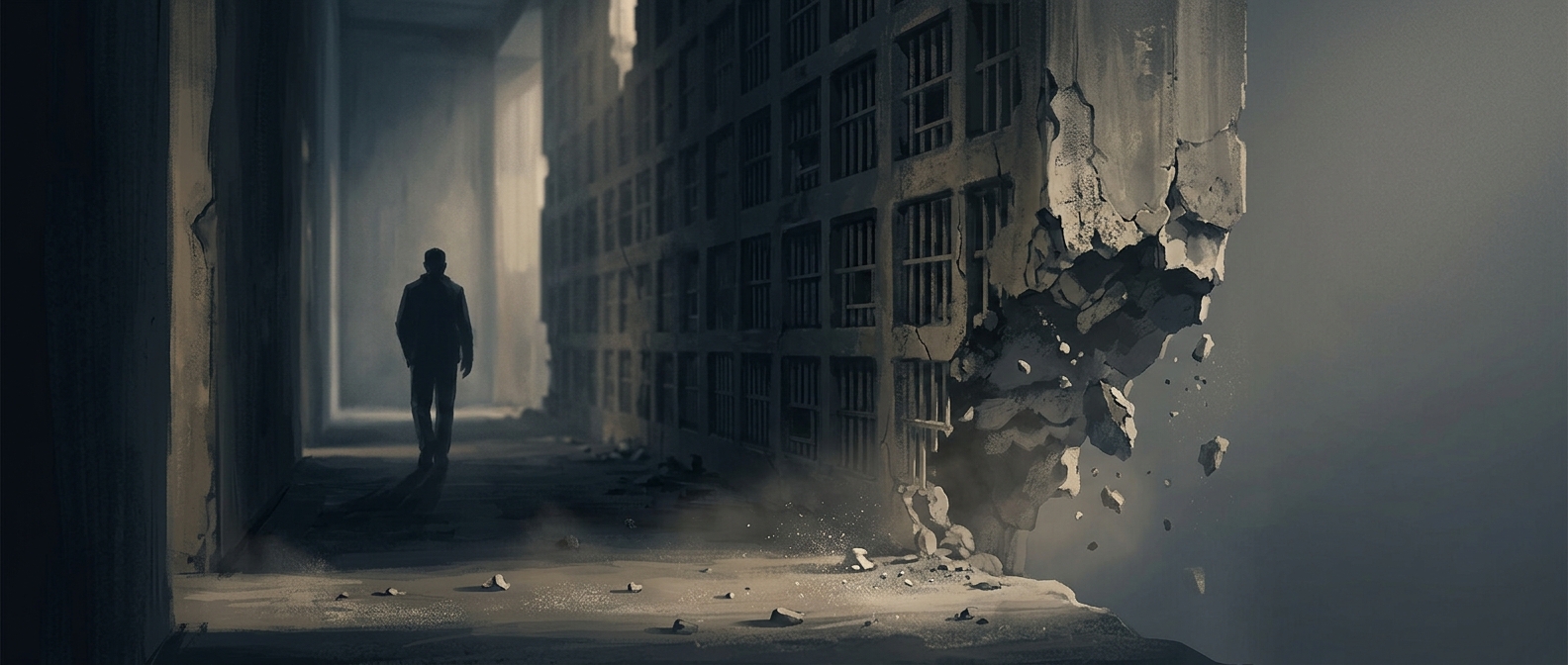 How spoons could scrape Alcatraz walls