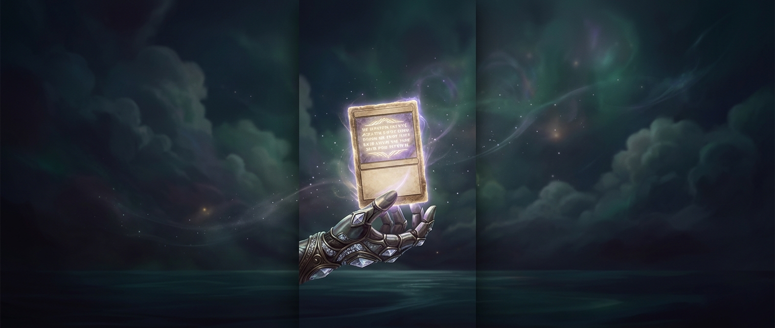 The tiny card-game quote fans never forgot