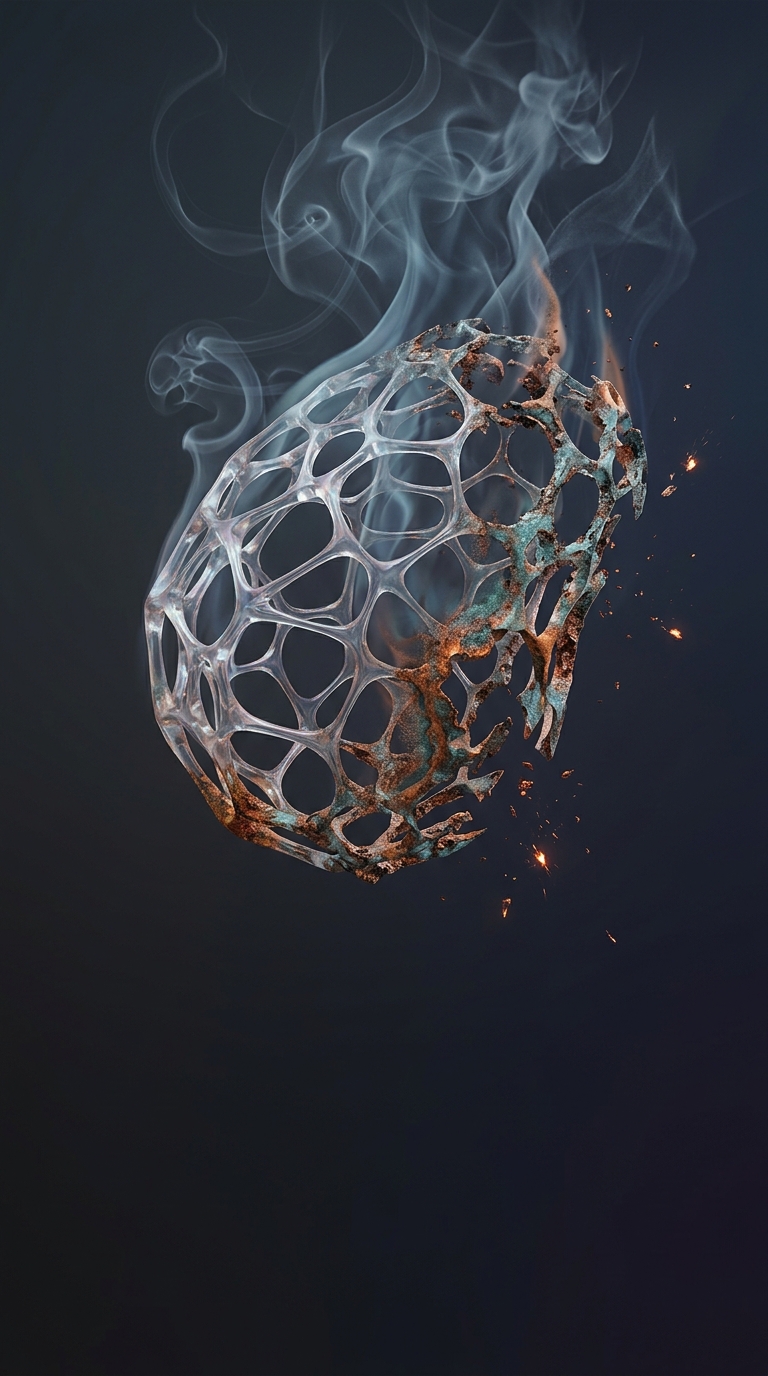 Oxygen is actually a highly toxic, corrosive gas that slowly degrades our cells over time, leading to the physical deterioration we recognize as aging.