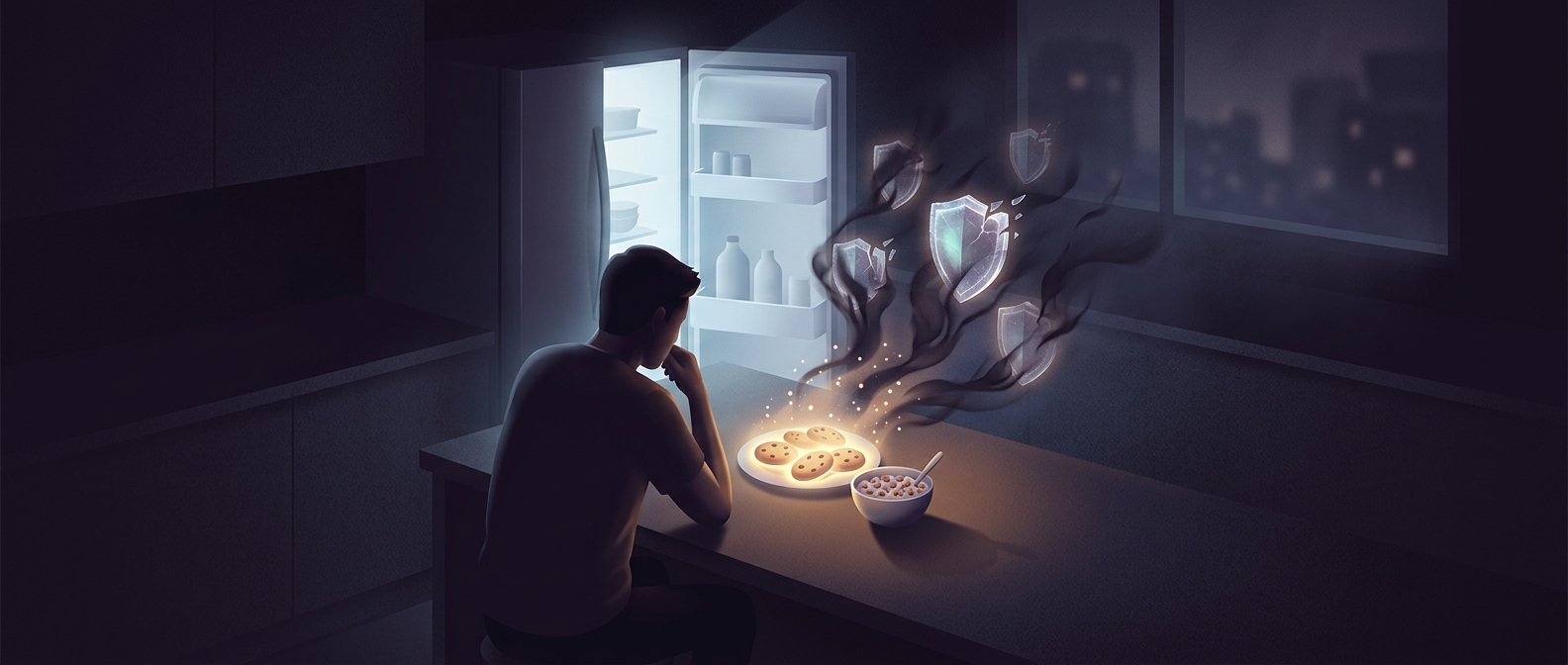 Late-night meals may disrupt your body's defenses