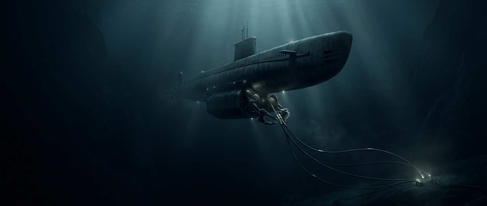 The USS Halibut tapped Soviet cables underwater