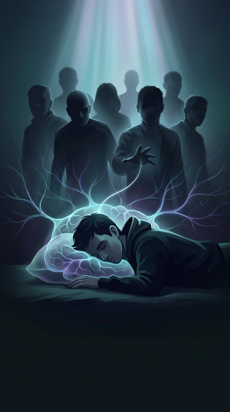 When you encounter terrifying strangers or random background characters in your dreams, who are they really?