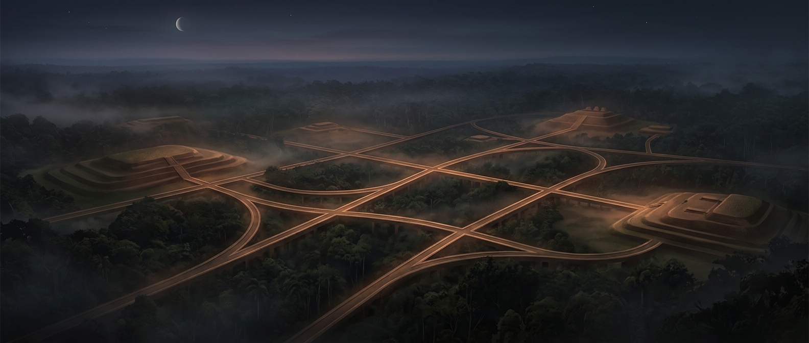 The Amazon jungle once hid vast planned cities