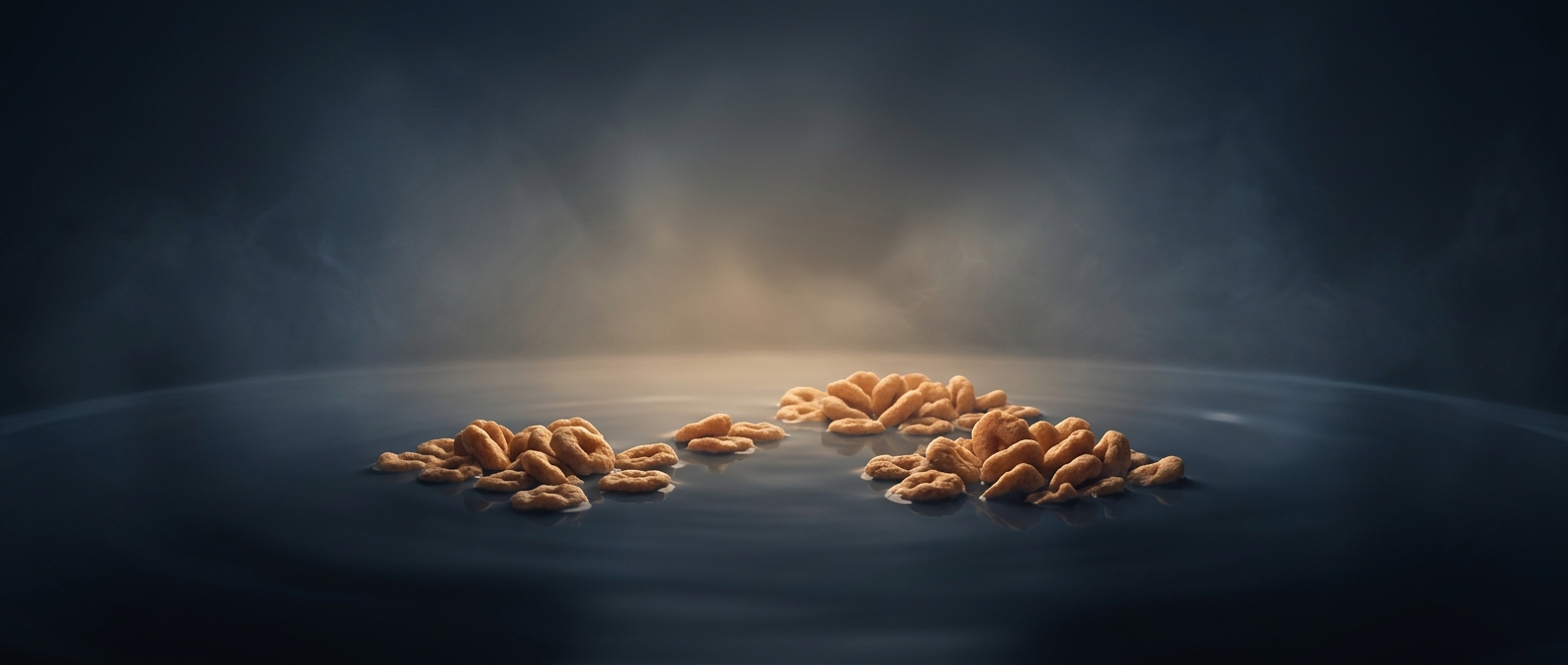 Why cereal pieces gather in your bowl
