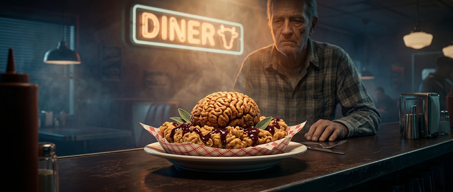 The American sandwich made with fried cow brains
