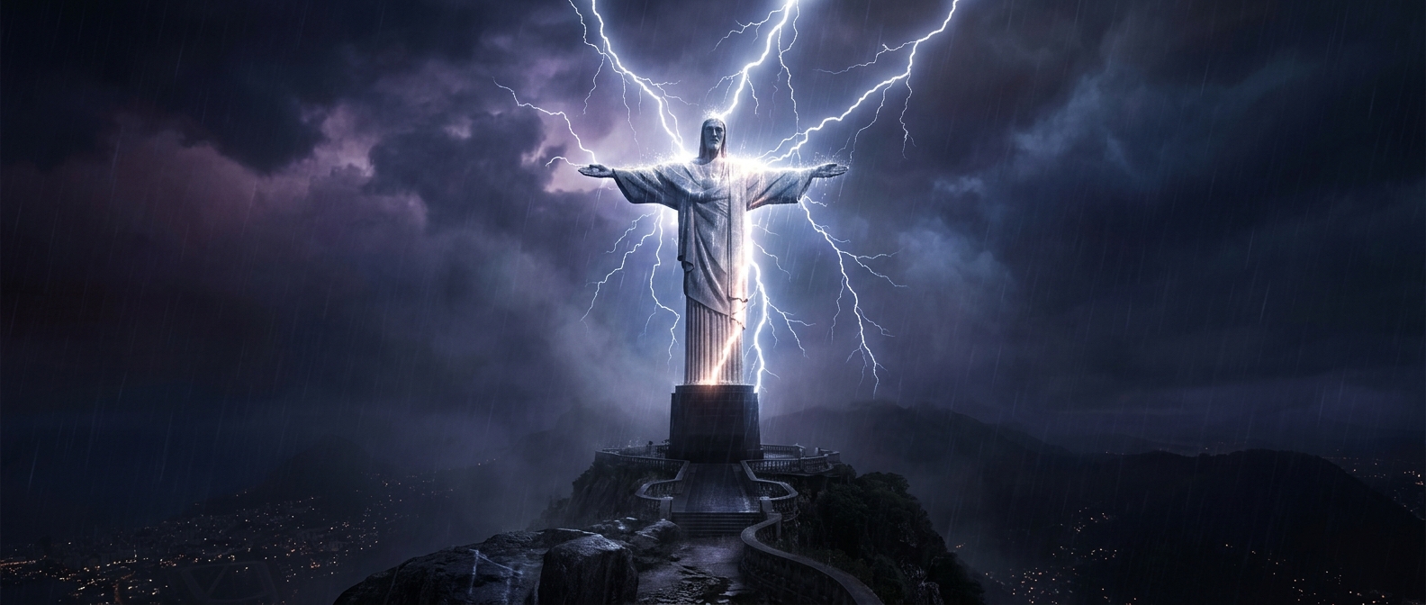 Why lightning keeps damaging Christ the Redeemer