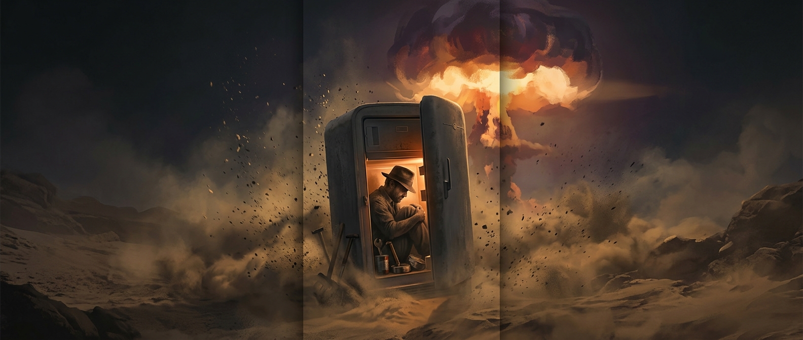 Could a refrigerator really shield you from a nuclear blast