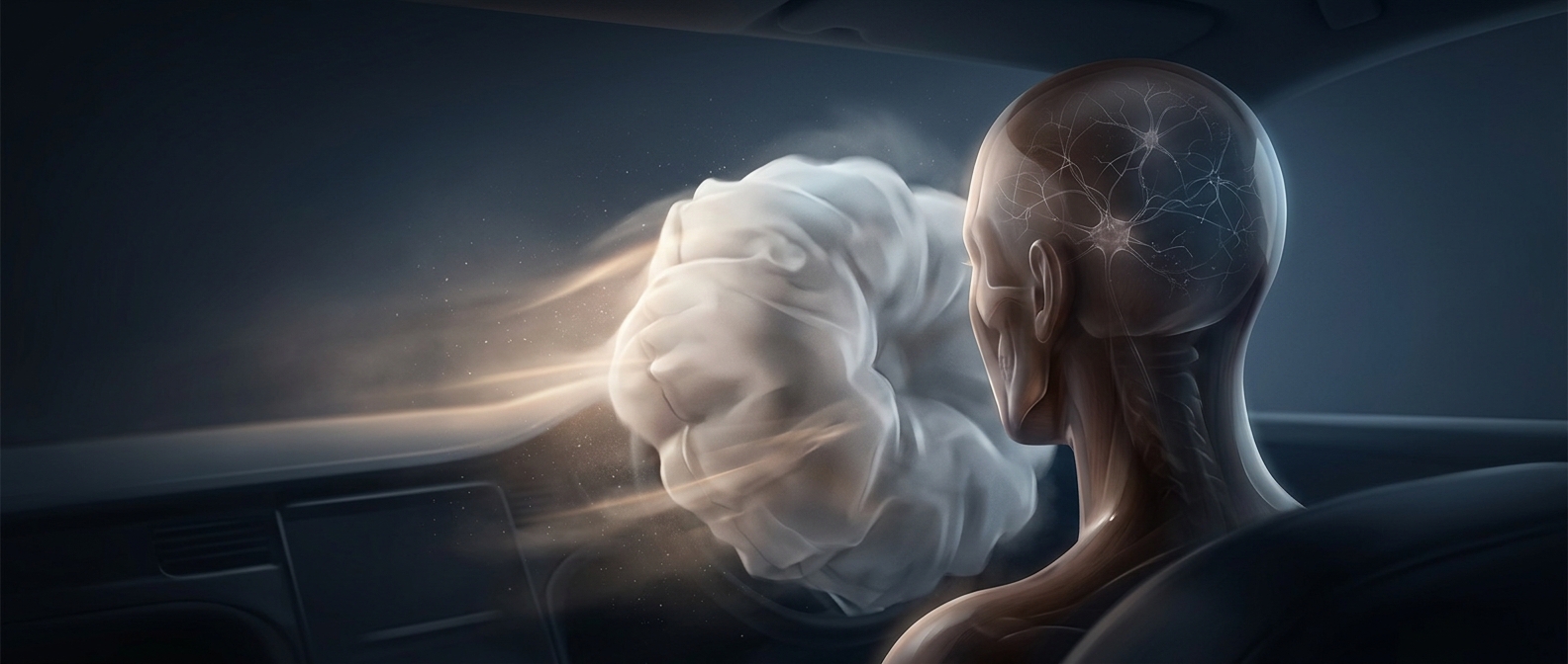Your airbag reaches you at 200 miles per hour