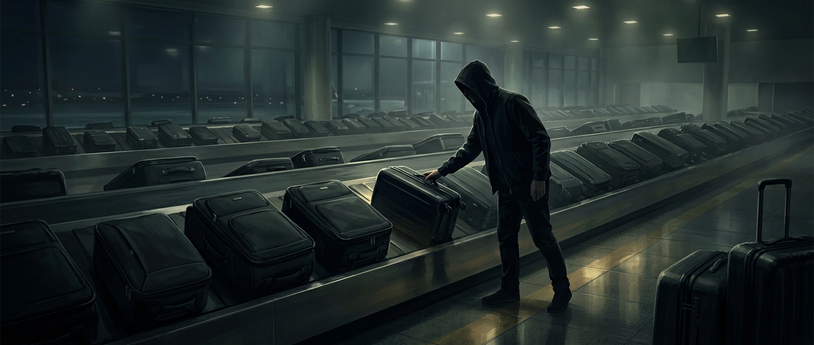 Why black suitcases vanish at baggage claim