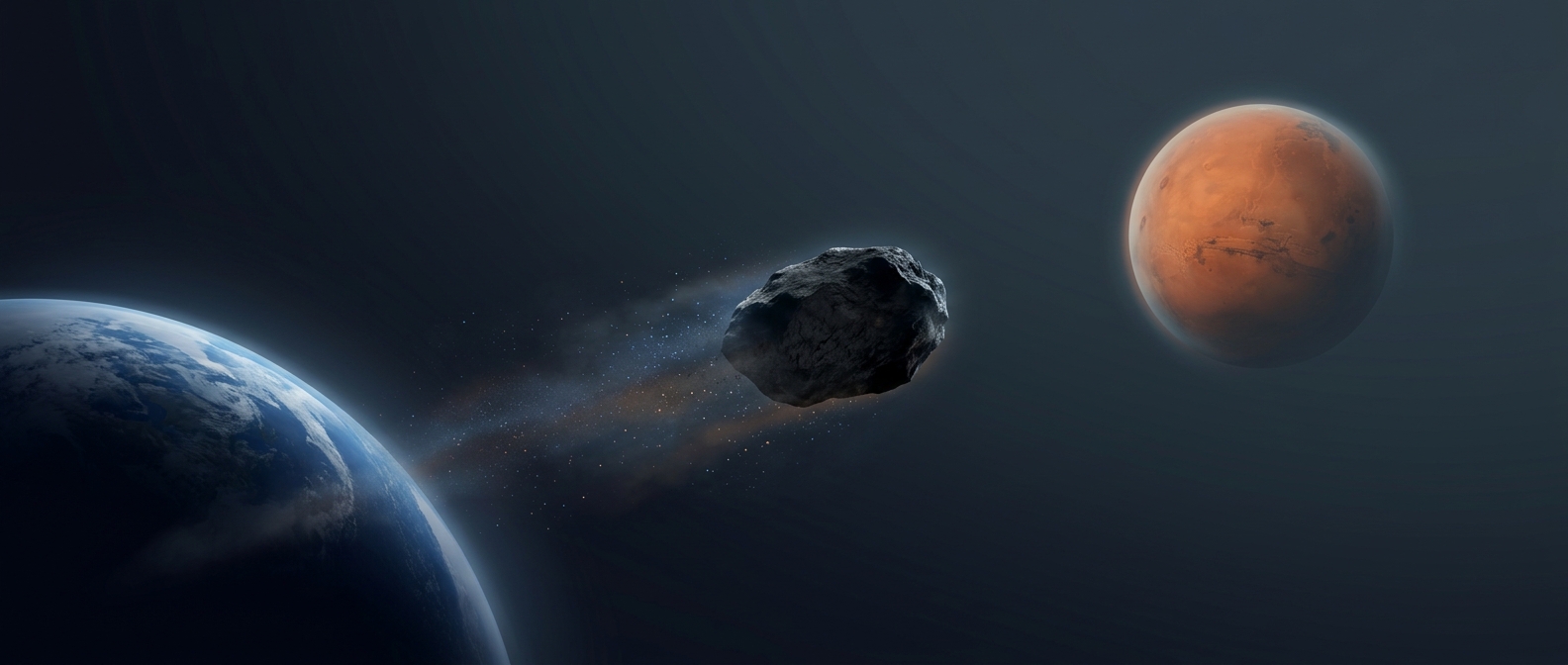 Earth rocks blasted into space have landed on Mars