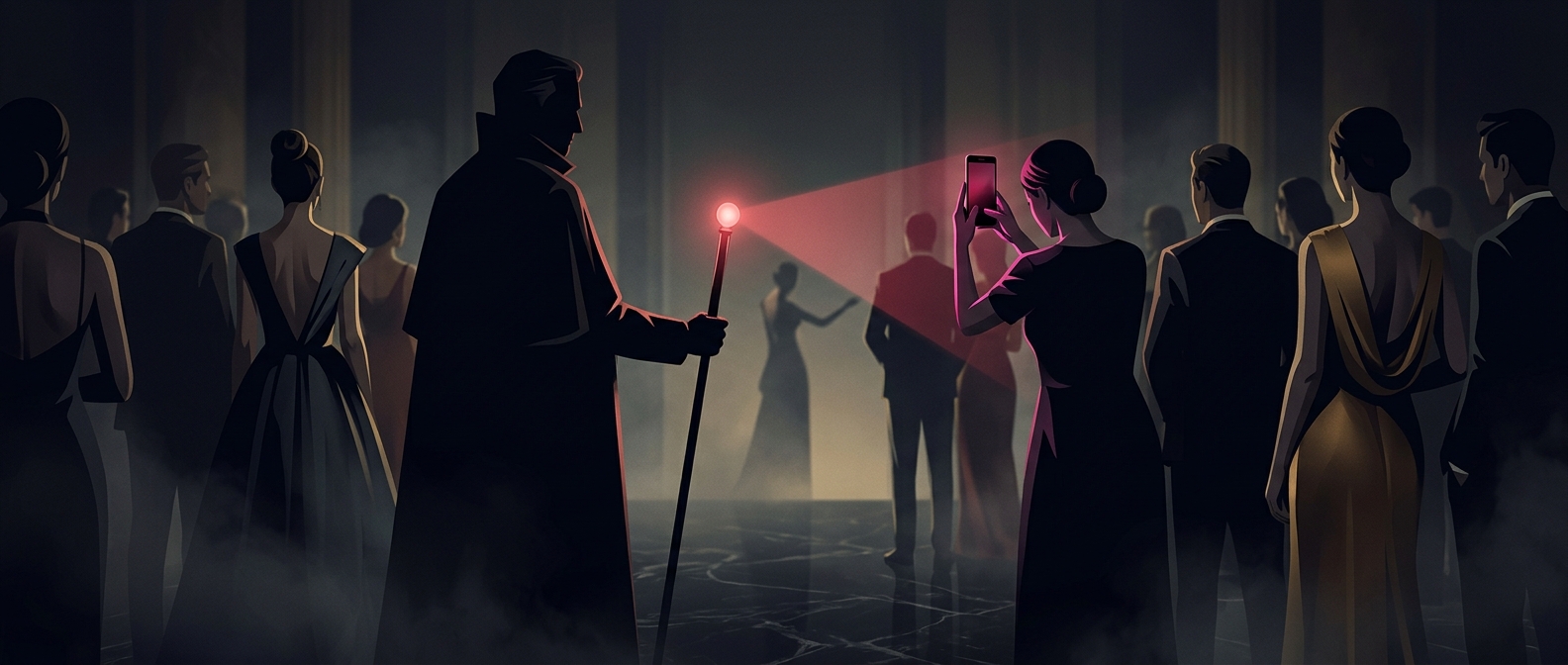 Strictly forbidding attendees from taking selfies