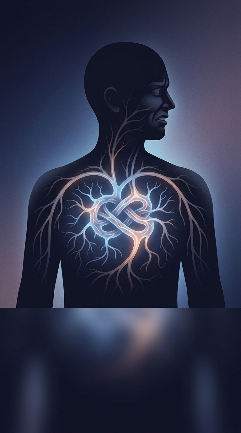 What highly visible emotional reaction on your face also happens simultaneously inside your actual stomach?