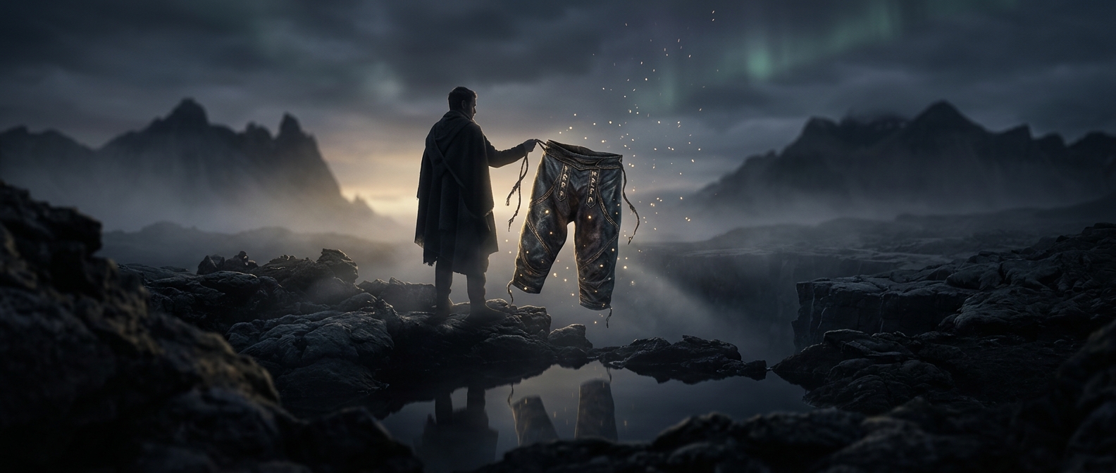 Icelandic sorcerers historically crafted magical wealth-bringing pants out of flayed human corpse skin