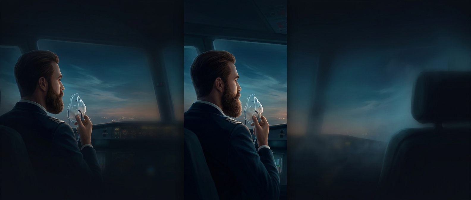 Why airline pilots avoid full beards