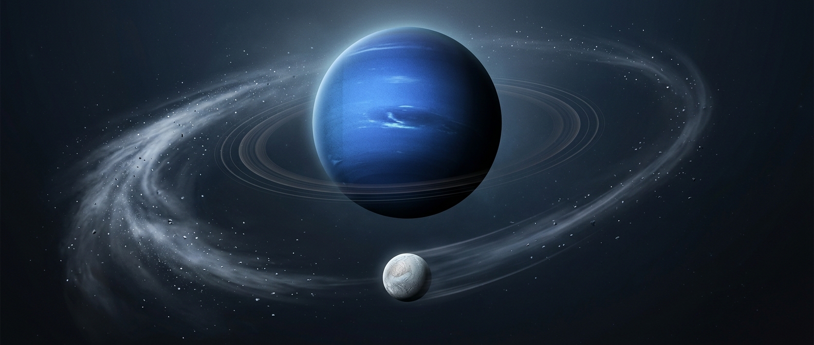 Triton orbits Neptune the wrong way