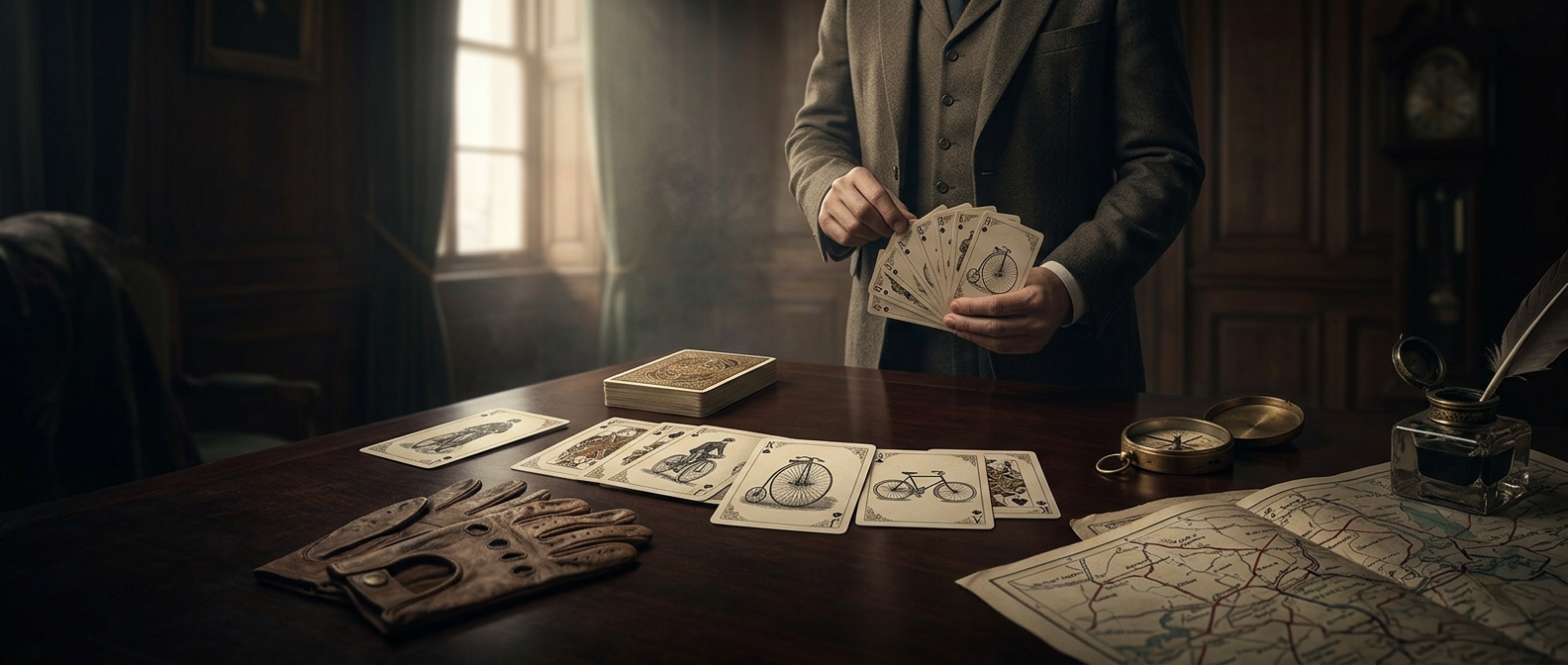 Why Bicycle cards got wheels in 1885