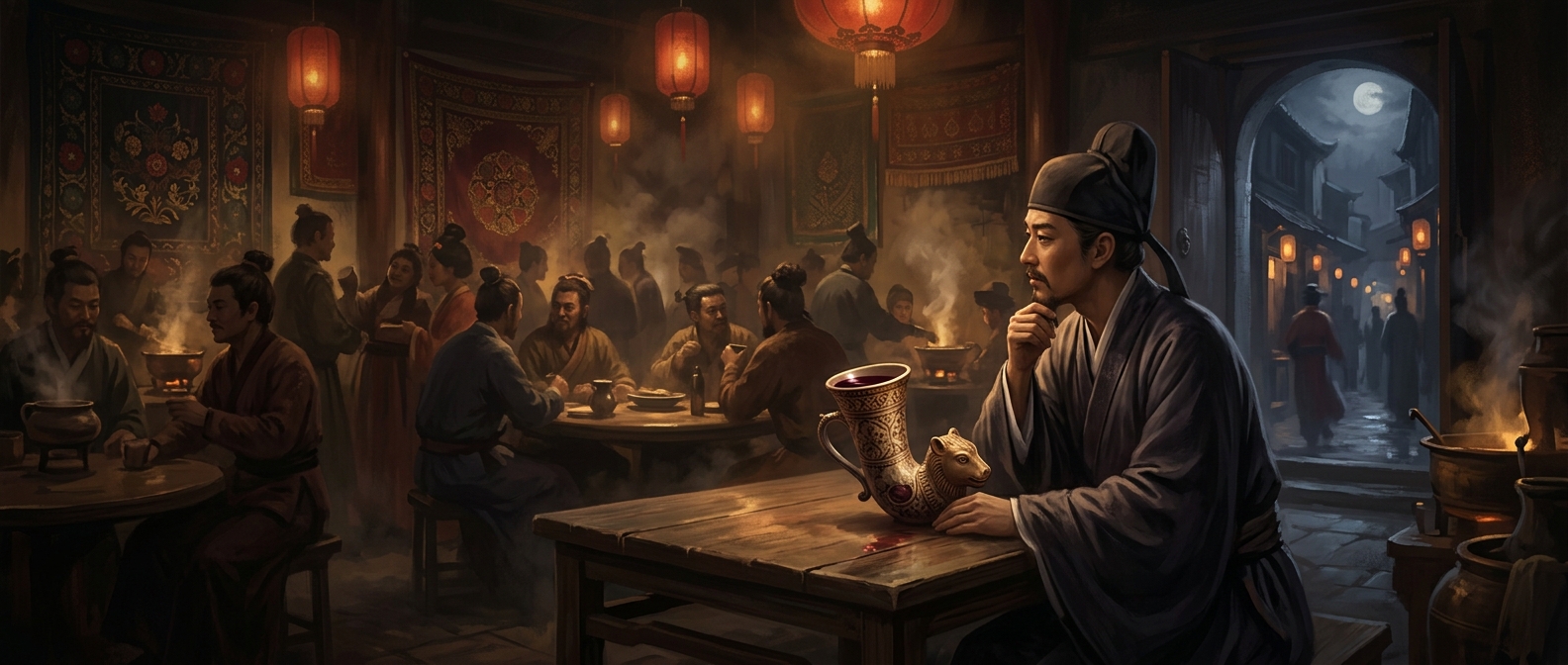 Tang-era Chang'an was a global nightlife hub