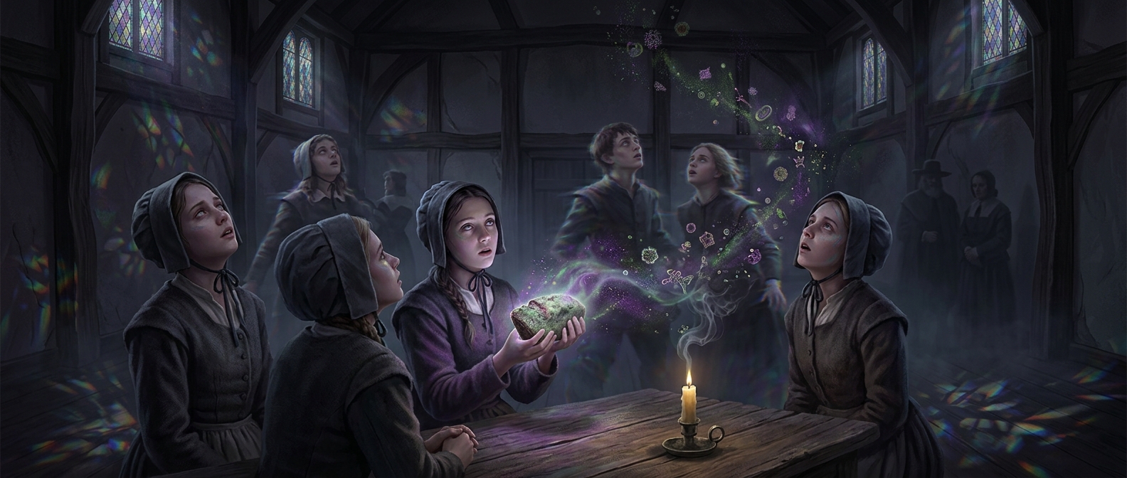 Salem witch hysteria was largely fueled by bored teenagers eating moldy rye bread that acted like LSD