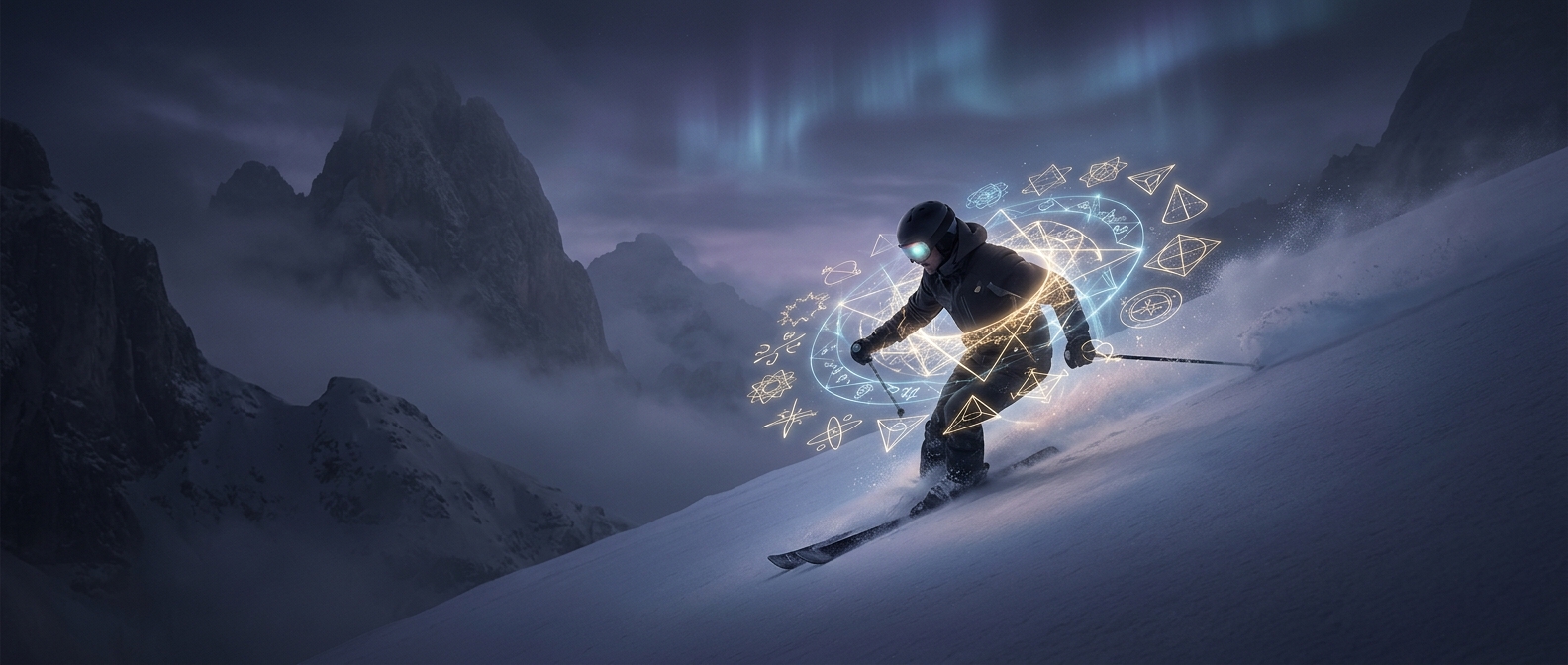 Found absolute truth while downhill snow skiing