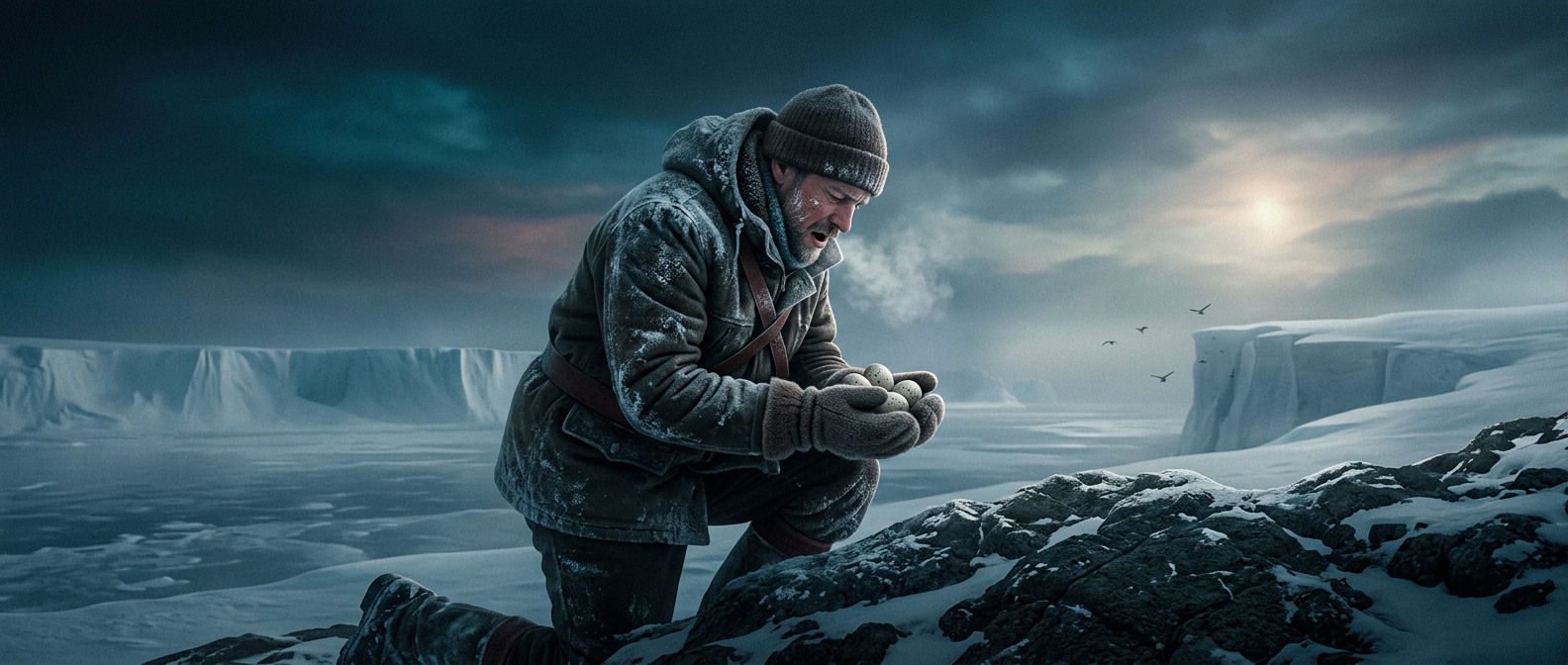 The penguin eggs that shattered an explorer's teeth